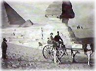 The Bayoumis and the Great Sphinx at Giza on the outskirts of Cairo.