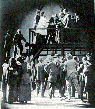 The Boy faces death on the gallows.