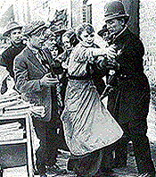 The Dear One after her husband has been arrested.