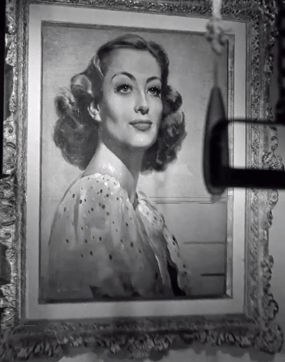 Painting of
                        Joan Crawford in the film "Whatever
                        Happened to Baby Jane?".