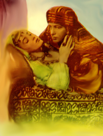 Eleanor Parker and Anthony Dexter