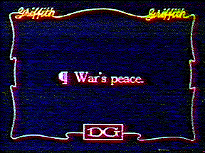War's peace.
